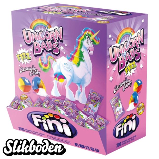 Fini Unicorn Balls Candy 200 stk.