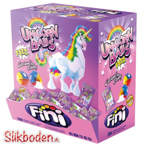 Fini Unicorn Balls Candy 200 stk.
