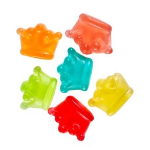 Kongekroner vingummi/skum ca. 285 stk 2 kg. 