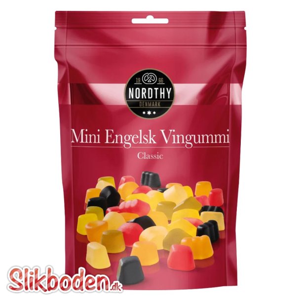 Nordthy Mini Engelsk Vingummi 1 x 145 g