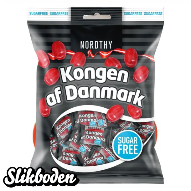 Nordthy Sukkerfri Kongen af Danmark 1 x 125 g indpakket