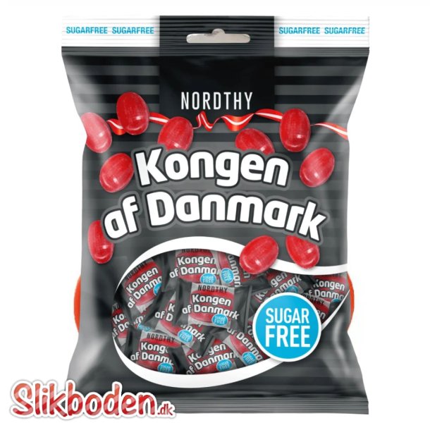 Nordthy Sukkerfri Kongen af Danmark 1 x 125 g indpakket