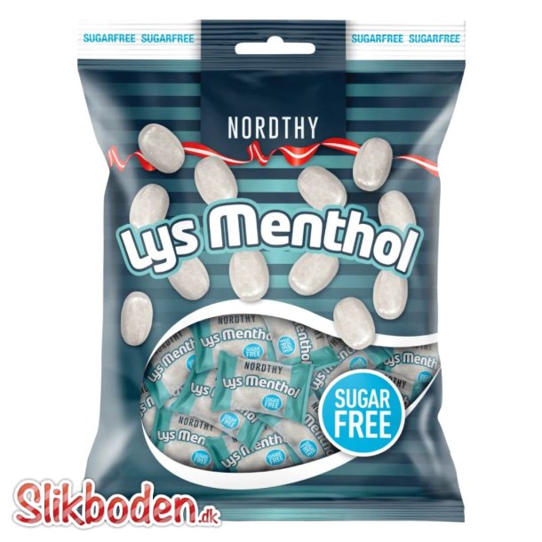 Nordthy Sukkerfri Lys Menthol 1 x 125 g indpakket