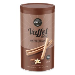 Nordthy Vaffelrr Kakao og vanilje 1 x 25 stk. 250 g