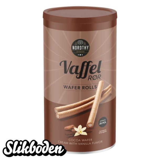 Nordthy Vaffelr�r Kakao og vanilje 1 x 25 stk. 250 g