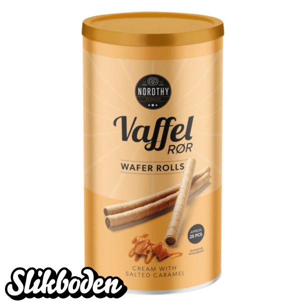Nordthy Vaffelr�r Salted Karamel 1 x 25 stk. 250 g