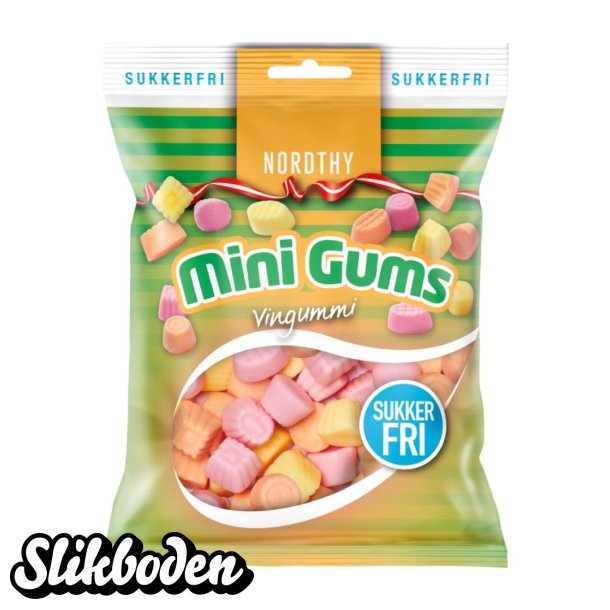 Nordthy Sukkerfri Mini Skum Gums 1 x 65 g