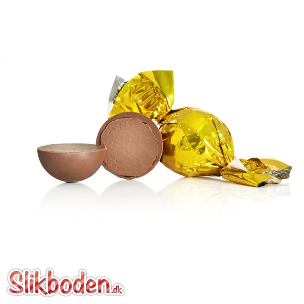 Fyldte chokoladekugler, Solgul 1 kg. Fldechokolade med karamel