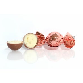 Fyldte chokoladekugle, Kobber 1 kg. Fldechokolade med rom & lime