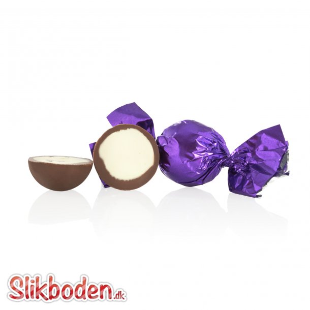 Fyldte chokoladekugler, Lilla 1 kg. Fldechokolade med cookie