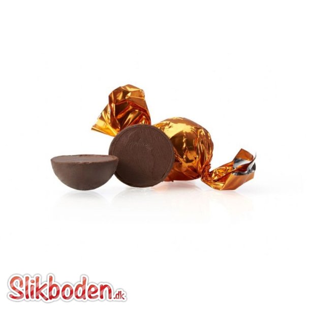 Fyldte chokolade kugle, Orange 1 kg. 70% mrk choko