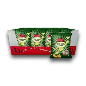 Kims mini chips sour cream & onion 24 ps x 25 g