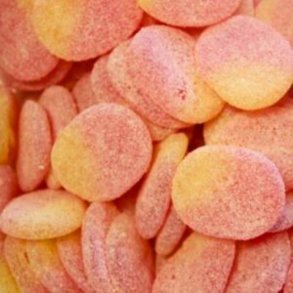 Candy Fersken Sukkerfri 1 kg. ca. 110 stk.