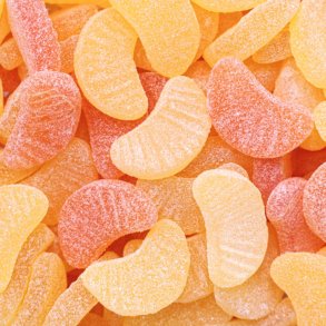 Appelsin & Citron Vingummi Sukkerfri 1 kg. 