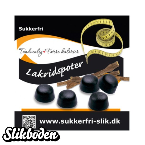 Sukkerfri lakridspoter 1 x 80 g