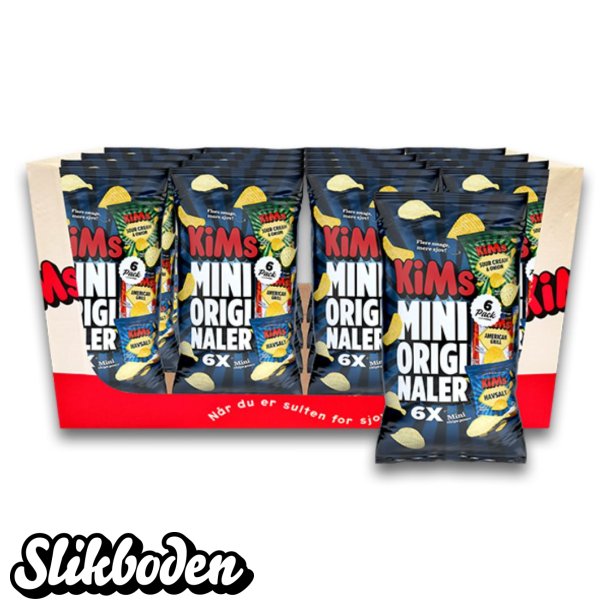 Kims Mini Originaler 16 x 6 poser x 25 g