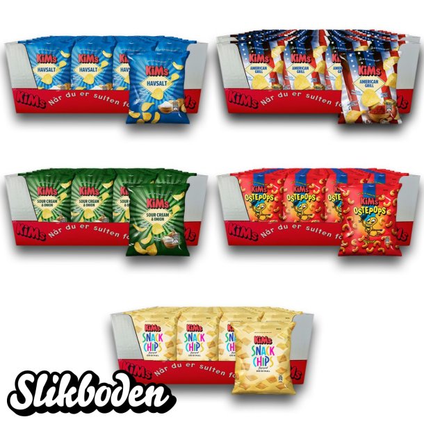 Stork�b Kims Chips miniposer 20 ks