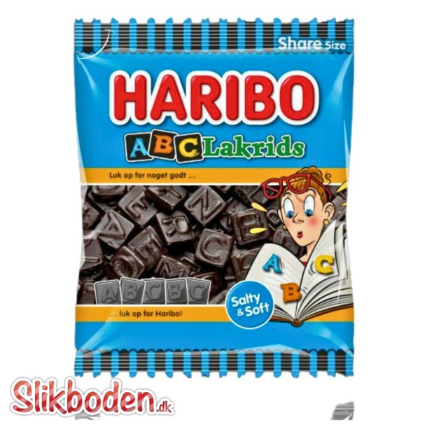 Haribo ABC lakrids 120 g 20 stk.