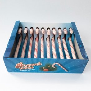 Bismarck Stokke 10 x 12 g lngde 14 cm.