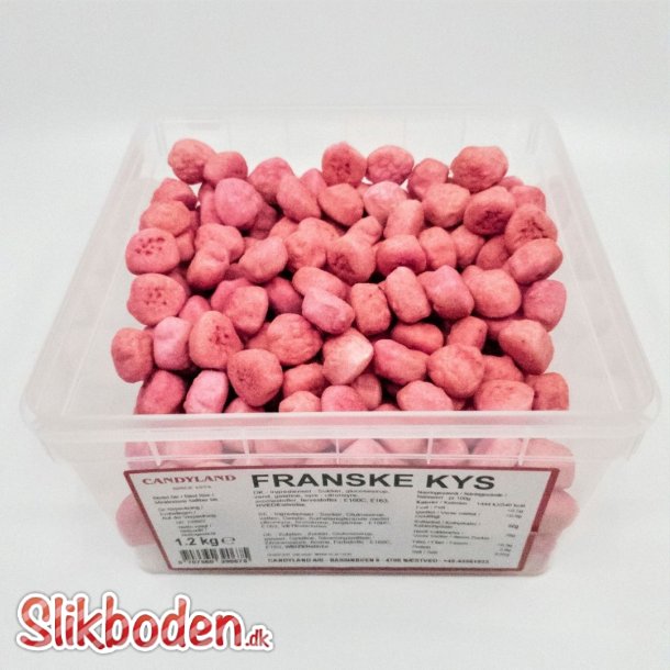 Candy Franske Kys ca. 333 stk. 1,2 kg.