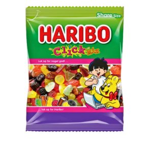 Haribo click mix 120 gr 46 stk.