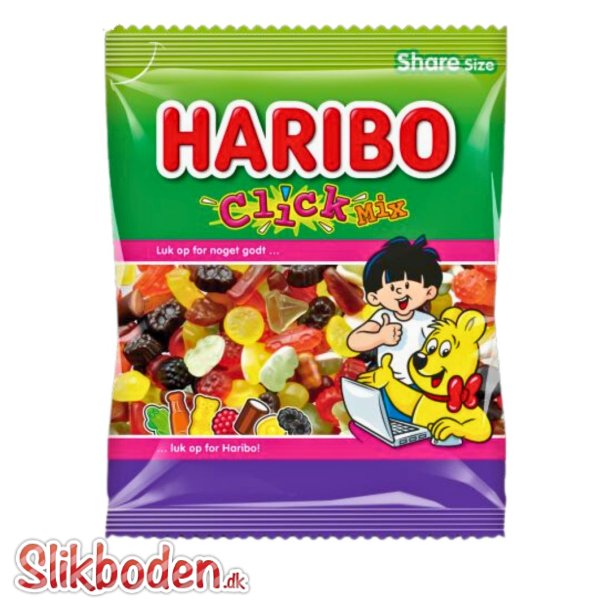 Haribo click mix 120 gr 46 stk.