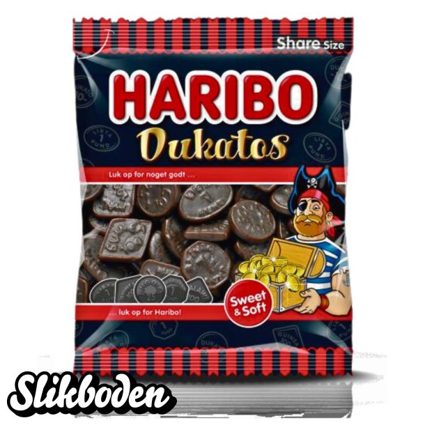 Haribo dukatos 120 g 22 stk.