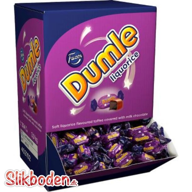 Dumle Karameller Lakrids (fazer) ca. 394 stk. 3 kg