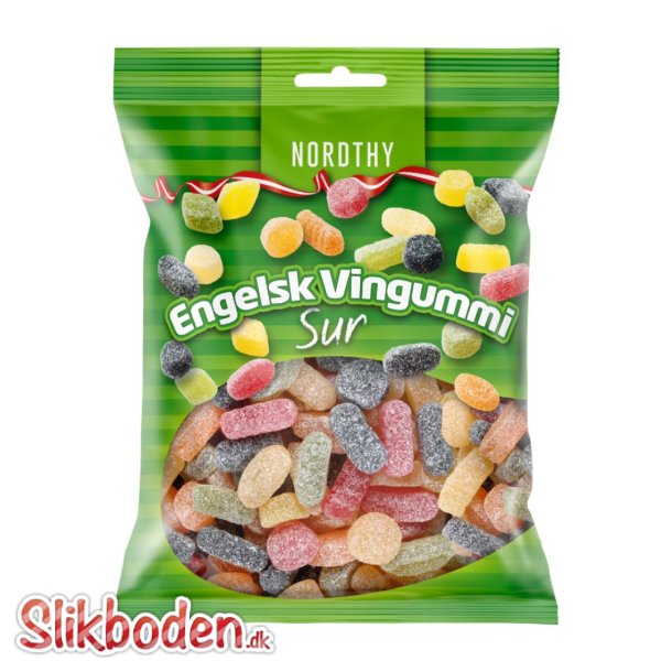 Nordthy Engelsk Vingummi Sur 800 g 1 stk.