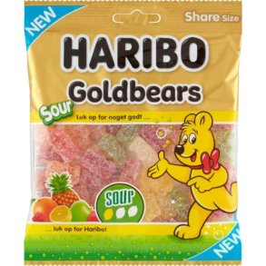 Haribo Goldbears Sour 1 x 120 g BEST BEFORE 31.08.25