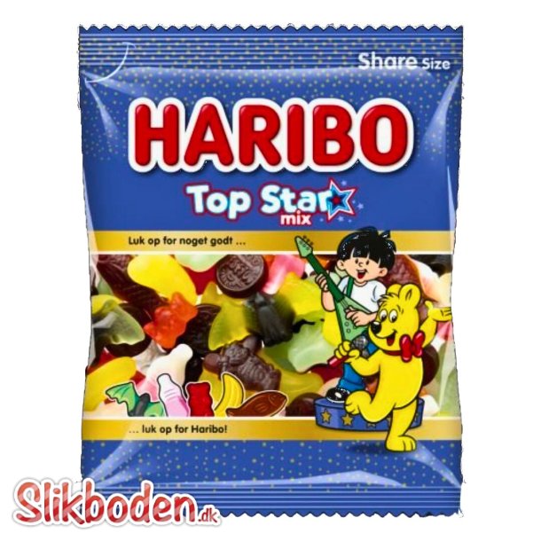 Haribo top star 120 g 42 stk.