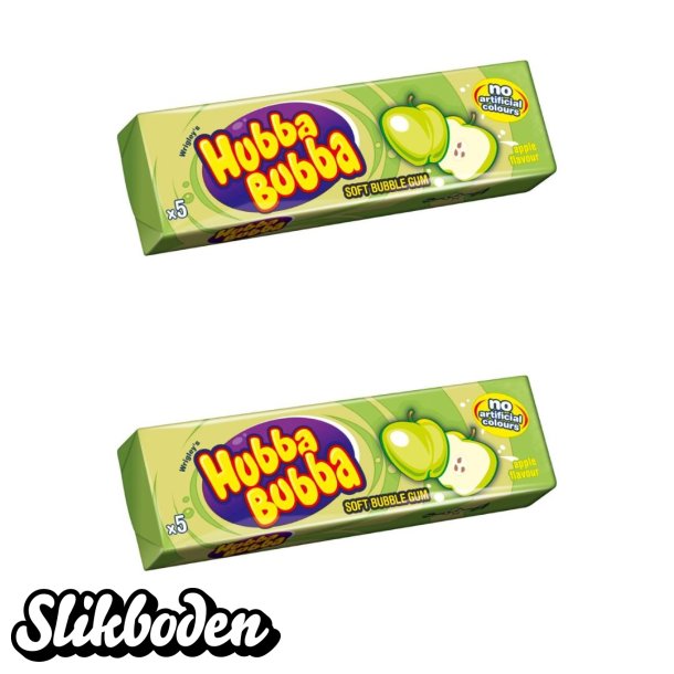 Hubba Bubba Apple Gum 5 stk. 20 pk.