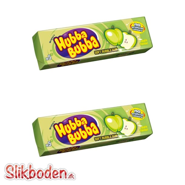 Hubba Bubba Apple Gum 5 stk. 20 pk.