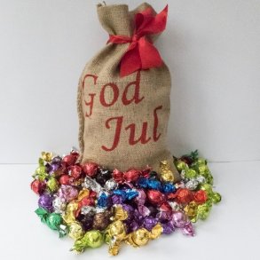 Stor Julesk, med chokoladekugler af den bedste kvalitet        1 kg