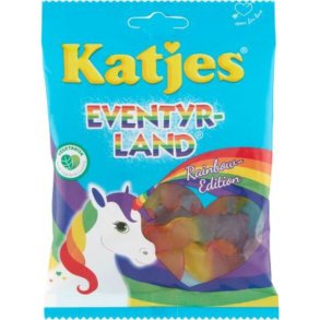 Katjes Eventyrland Rainbow 1 x 80 g 