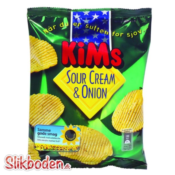 Kims mini chips sour cream & onion 24 ps x 25 g