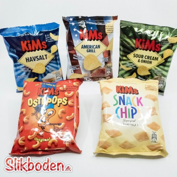 Storkøb Kims Chips miniposer 20 ks - Kims - Slikboden ApS