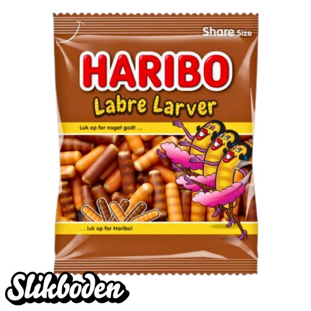 Haribo Labre Larver 120 g 1 stk. 