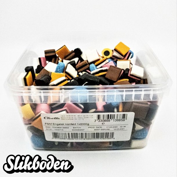 Lagerman konfekt 2 kg.