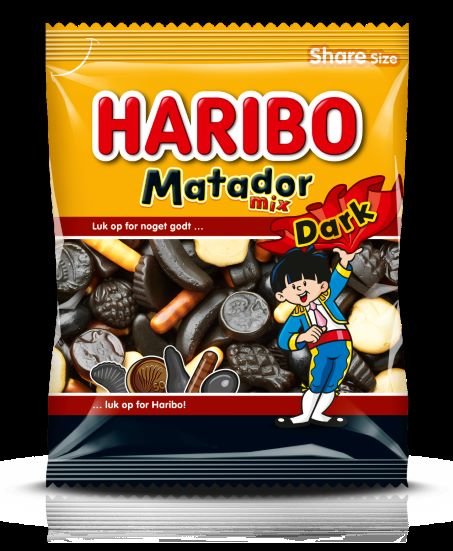 indre Figur drøm Haribo Matador Dark Mix 120 gr 1 stk.