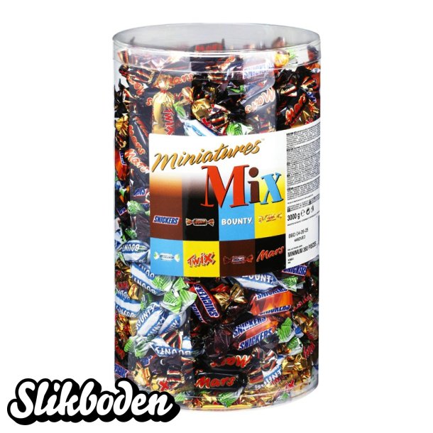 Miniatures mix 3 kg ca. 296 stk.