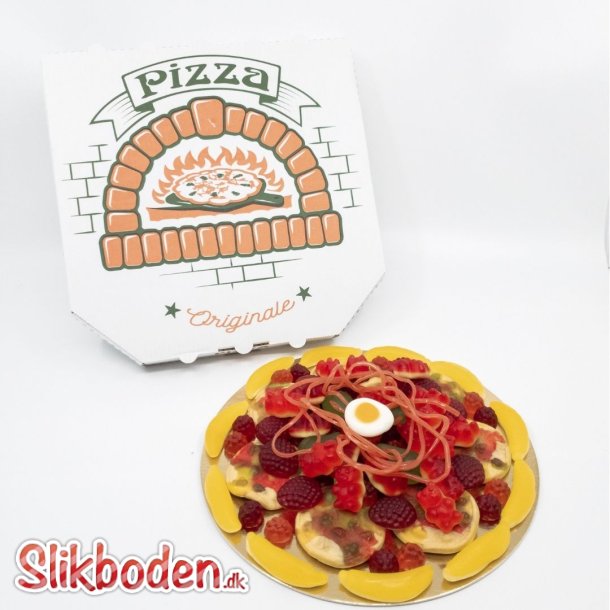 Pizza mega 1 stk. 435 g BØRNESLIK - Slikboden ApS