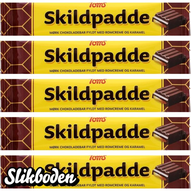 Toms Skildpadde Chokoladebar 36 x 45 g