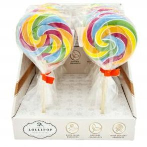 Spiral Slikkepinde m/frugtsmag 24 x 40 g