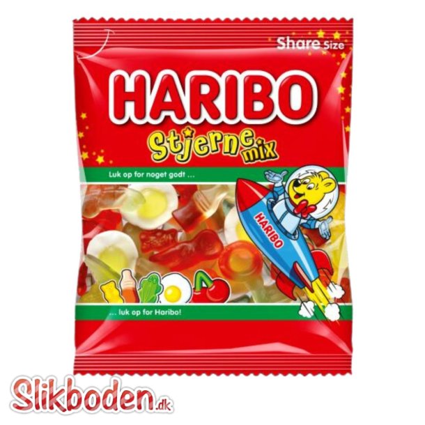 Haribo stjerne mix 120 g 42 stk.