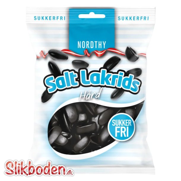 Nordthy sukkerfri salt lakrids hrd 1 x 65 g