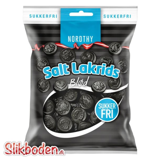 Nordthy Sukkerfri Saltlakrids 1 x 75 g