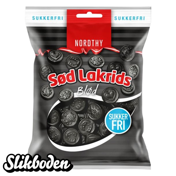 Nordthy Sukkerfri S�d Lakrids 1 x 75 g