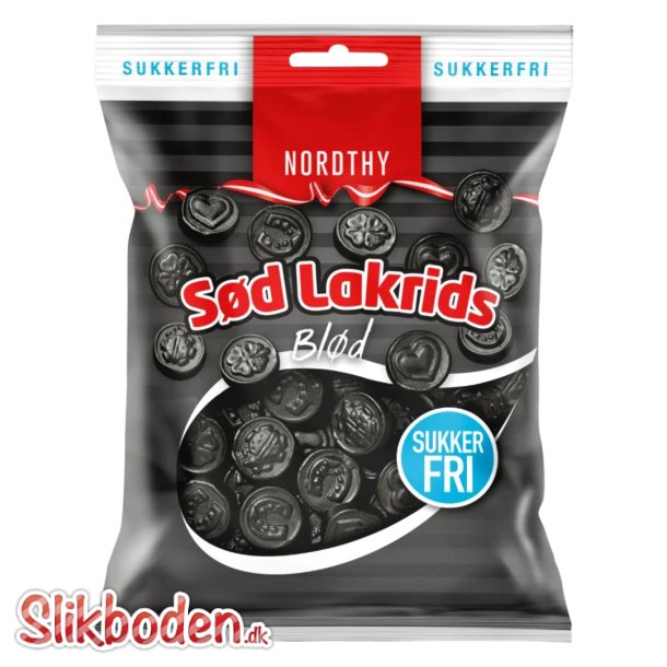 Nordthy Sukkerfri Sd Lakrids 1 x 75 g