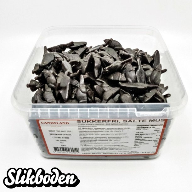 Salte Mus Sukkerfri 2 kg.